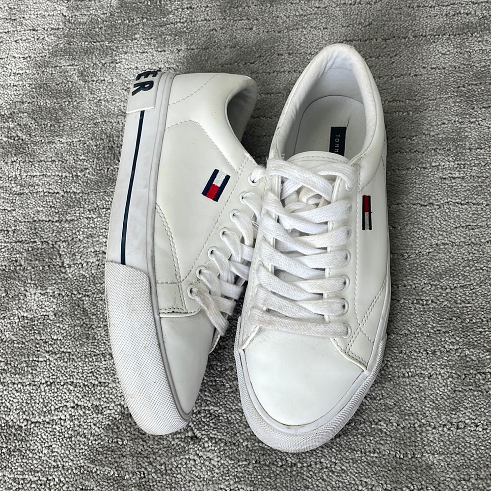 White sneakers